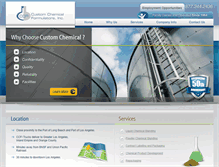 Tablet Screenshot of customchem.com